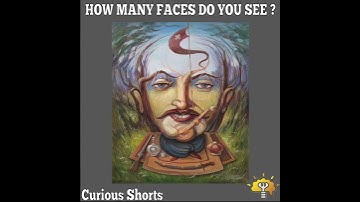 Eye Test : How Many Faces Do You See ? | Hindi Puzzle | #shorts