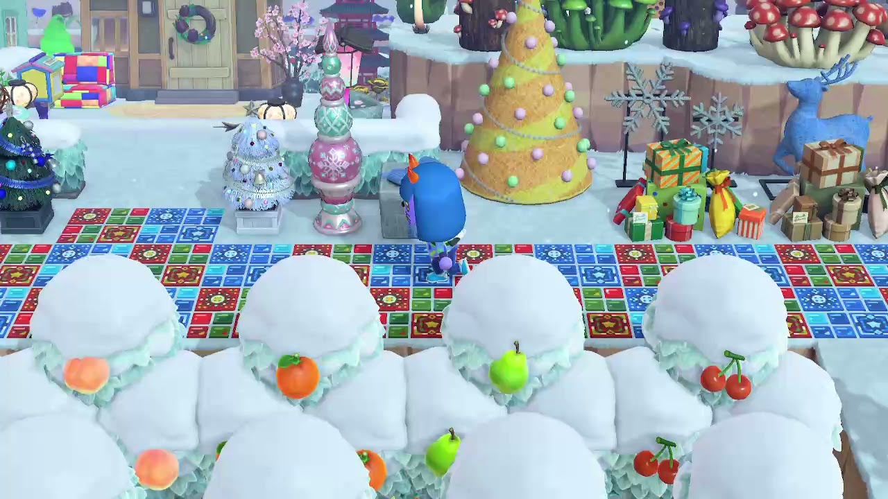 ACNH Christmas decorations YouTube