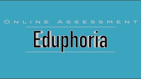 Eduphoria: Online Assessment