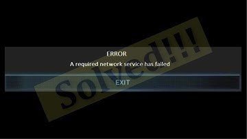How To Fix Call Of Duty Modern Warfare -" A Required Network Service Has Failed" Error