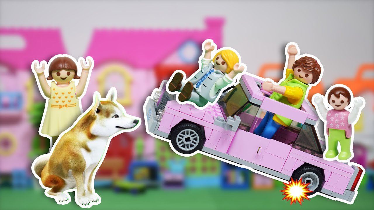 بابا كان هيخبط الكلب في بالعربية و طلع  مش كلب - عائلة ساندي - قصص اطفال