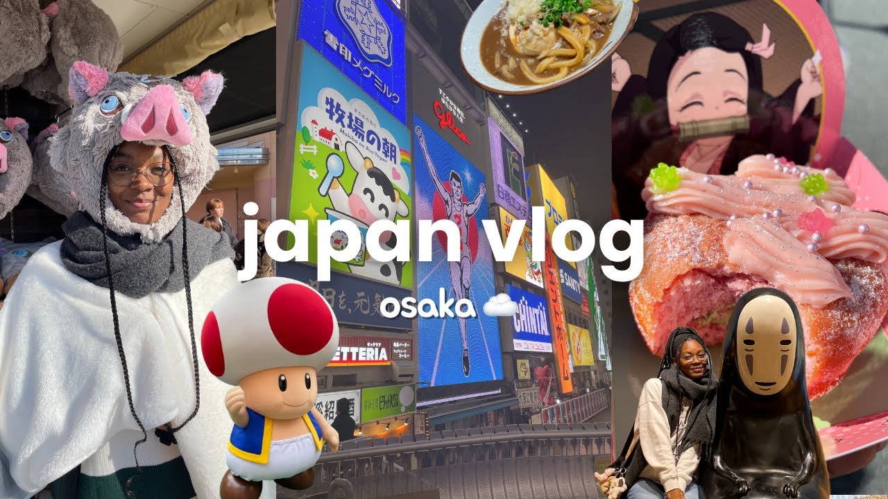 Japan Trip: Osaka ☁️ | shinsaibashi, universal studios, glasses shopping & more!