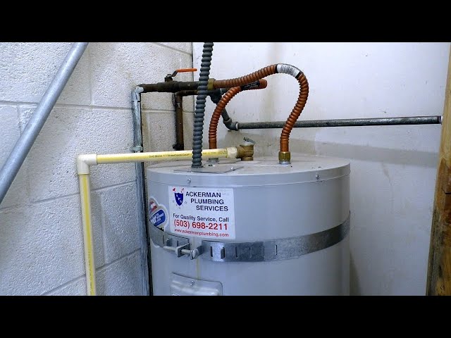 How to Adjust the Temperature on an Electric Water Heater - YouTube