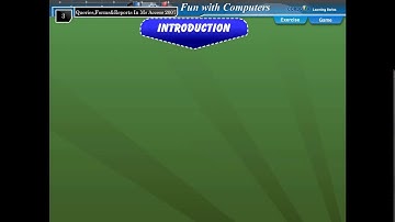 #COMPUTER #STD : 8 #CH : 3 QUERIES, FORMS & REPORTS IN MS ACCESS 2007