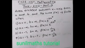 CSIR-NET-MATHEMATICS-JUNE-2013:PART-B:REAL ANALYSIS PROBLEM EXPLAINED