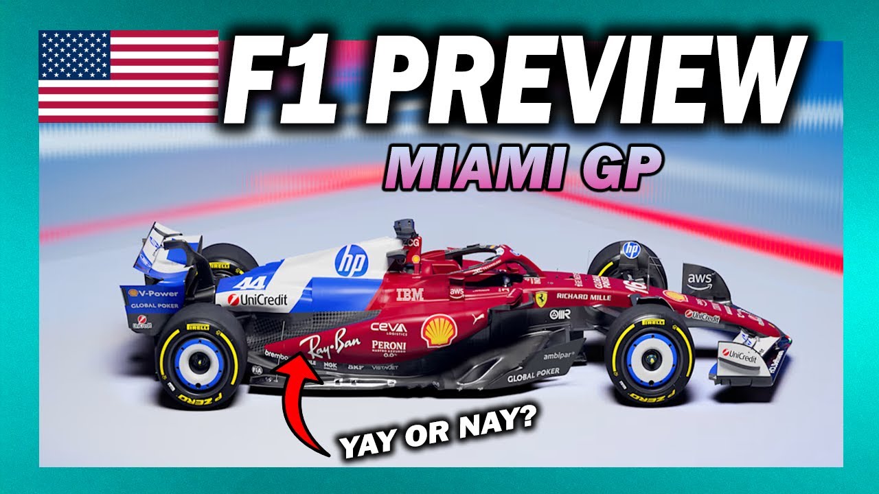 🔴 F1 PREVIEW - MIAMI GP - Can Softer Tyres & Rain Spruce This Race Up??