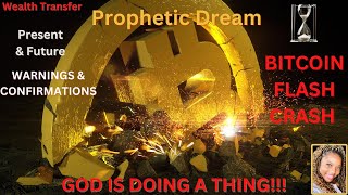 Wealth Transfer Prophetic Dream BTC FLASH CRASH‼️Warnings & CRS #propheticword #blessings
