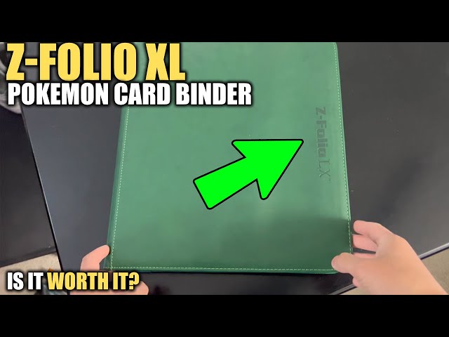 I Tried the Z-Folio XL Pokemon Card Binder Review - YouTube I Tried the Z-Folio XL Pokemon Card Binder Review - YouTube