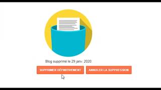 (دورة بلوجر 2020) كيف نقوم بحذف مدونة بلوجر blogger suprimie# #2