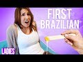 Jess Gets a Bikini Wax for the First Time - YouTube