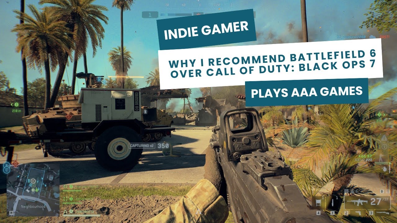 Почему я рекомендую Battlefield 6, а не Call of Duty (как инди-геймер)