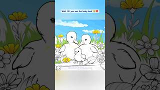Cute Duck Family Coloring 🦆🎨 | Relaxing 2D Digital Art #Shorts | World Of Colouring