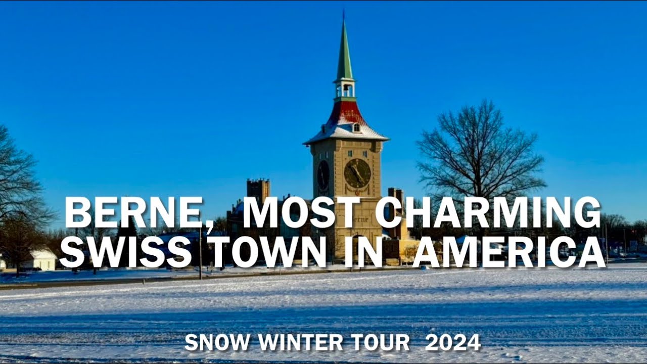 🇺🇸 Berne Indiana, Tour 2024 America’s Most Charming Swiss Town