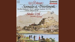 Serenade No. 6 in D Major, K. 239, "Serenata Notturna"*: II. Menuetto