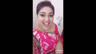 Tamil Serial Actress Chithra Vijay Tv Priyanka Sun Tv Dubmash Collection