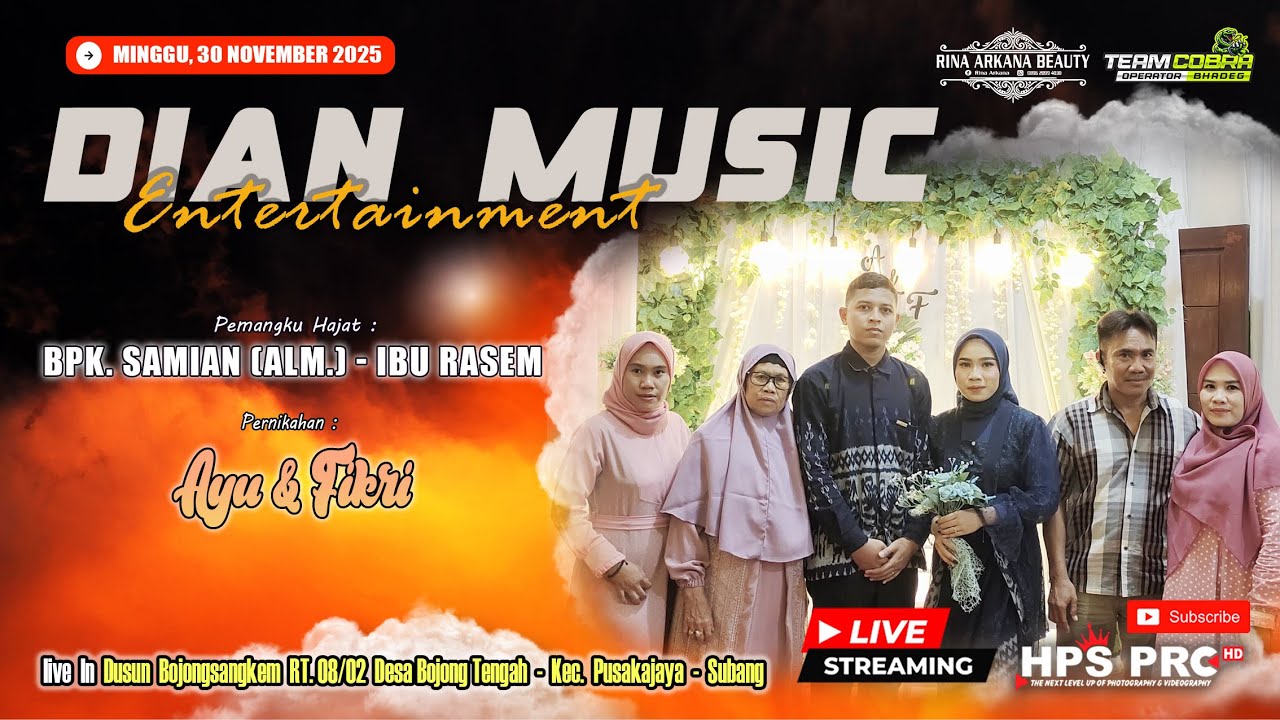 🔴LIVE ORGAN "DIAN MUSIC" MINGGU, 30 NOVEMBER 2025 || BOJONG TENGAH - PUSAKAJAYA