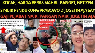 beras mahal, gaji pejabat naik, netizen sindir pendukung 02 jogetin aja say..