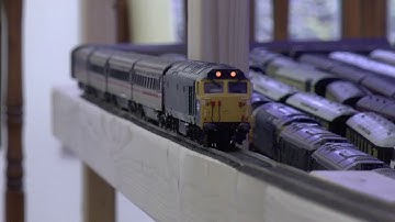 The first incline to the lower fiddle yard  (Part 2)     11-03-2017