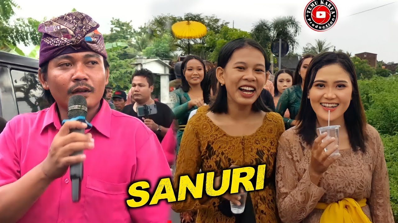 Gadis berkebaya Cantik auto bahagia mendengar lagu Sanuri Temu karya 05