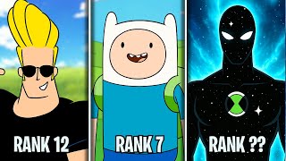 The 25 Strongest Cartoon Characters EVER Ranked (Cartoon Network)