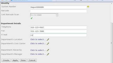 Create a Department in Altiris Asset Management 6.x