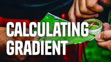 Calculating the Gradient of a Slope from a Topographic Map