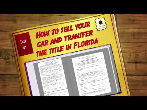 Florida Auto Bill Of Sale Template