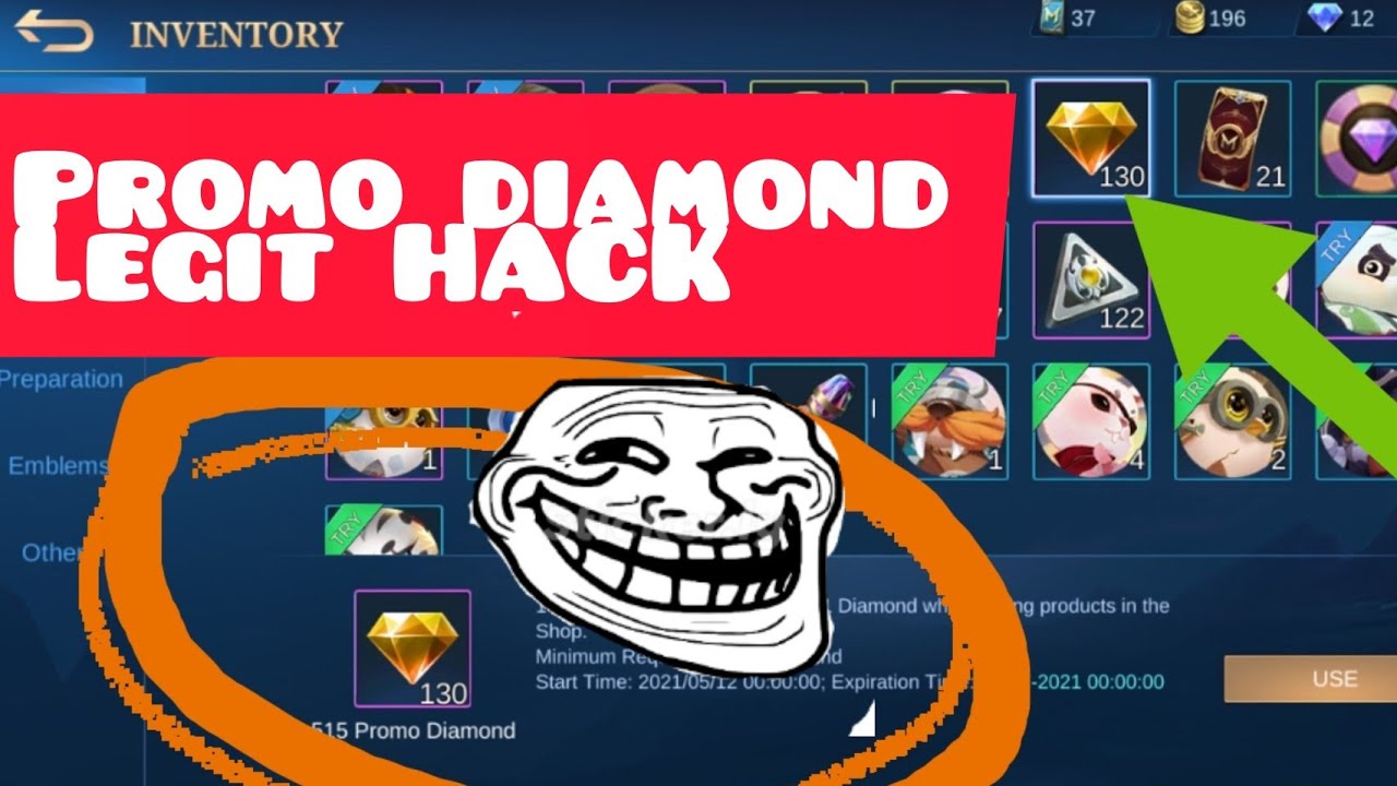 515 party Event Promo Diamond  mobile legend