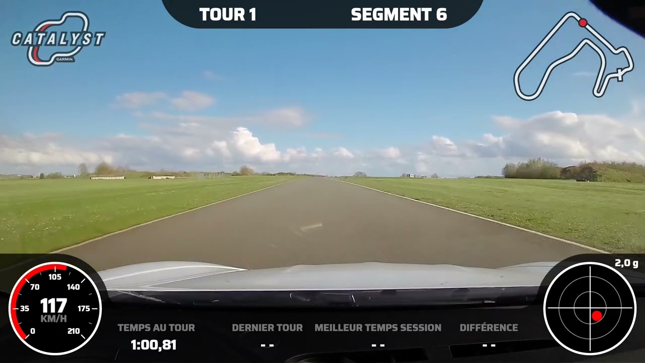 Alpine A110 - Circuit de Clastres - 250 kilos On Board !!! :-)