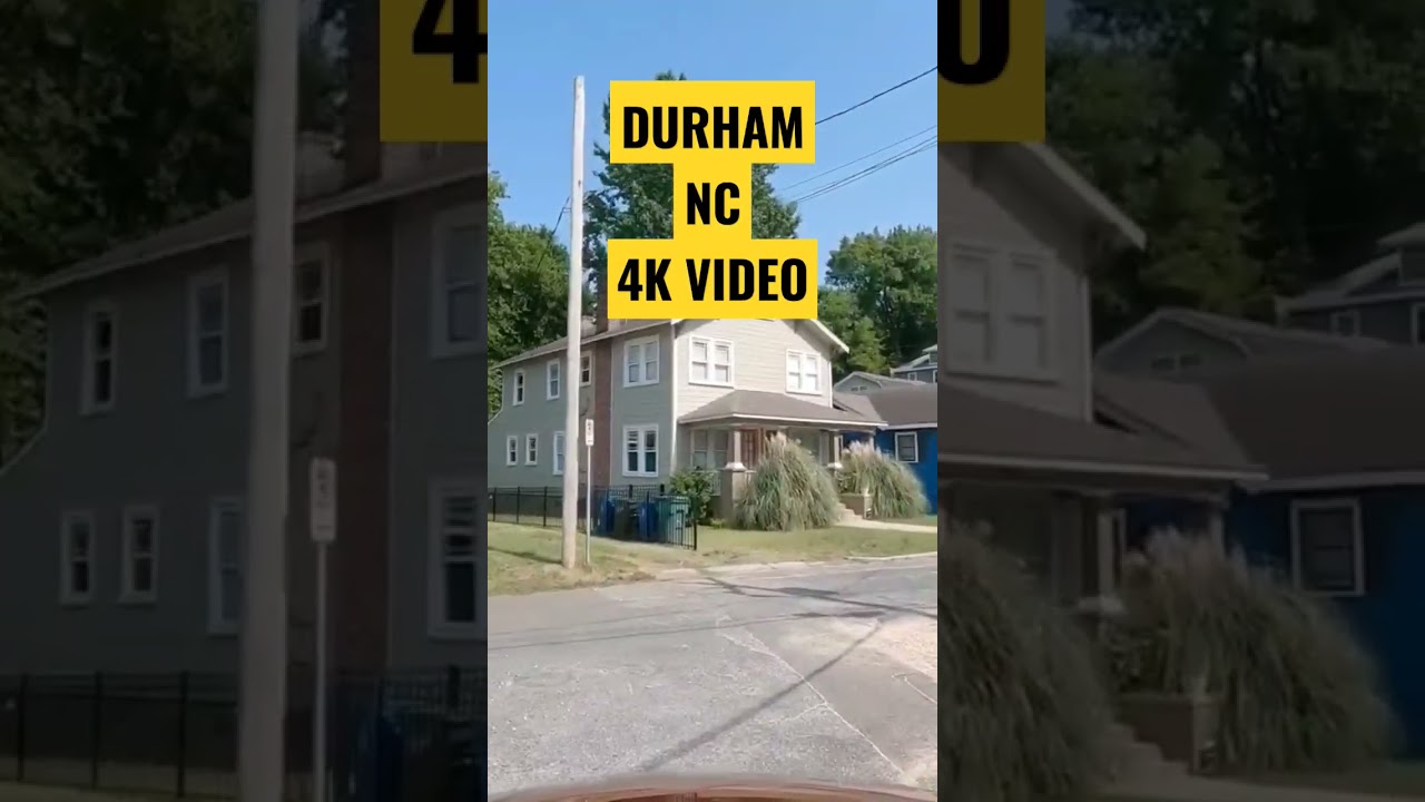 DURHAM NC 4K VIDEO 
