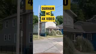 DURHAM NC 4K VIDEO @4kDRIVETOUR