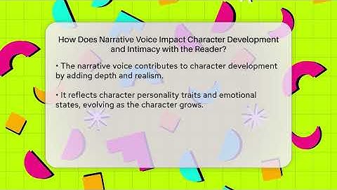 How Does Narrative Voice Impact Character Development and Intimacy with the Reader? - The Prose Path