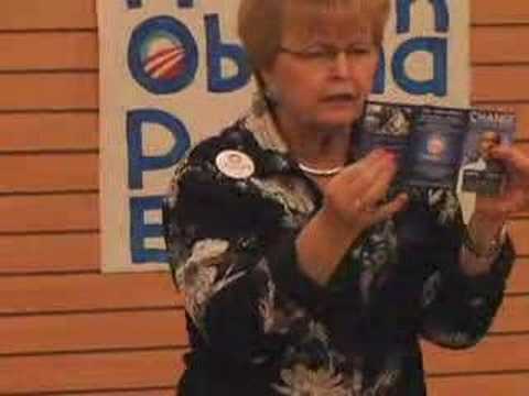 You should be with us in 2012, join now: my.barackobama.com Former Governors Ray Mabus of Mississippi and Barbara Roberts of Oregon came to fire up volunteers at our Portland office before the weekend's canvass on 5/10/08.