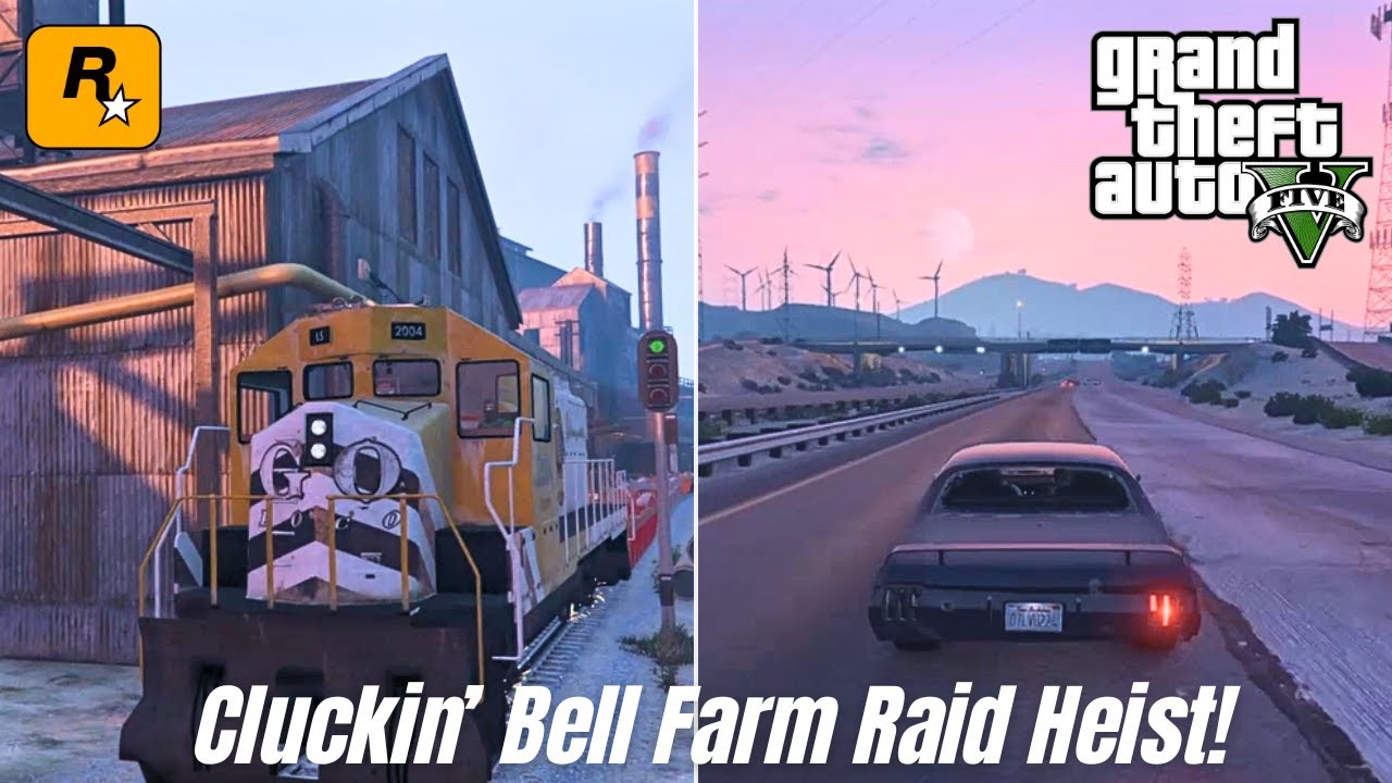 Cluckin Bell Farm Raid Heist Grand Theft Auto 5 Online Mode YouTube 