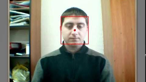 Face tracking using Kalman filter & Template Matching (OpenCV))