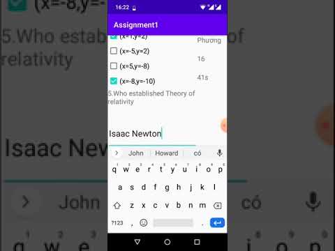 Assignment 1 Mobile Development