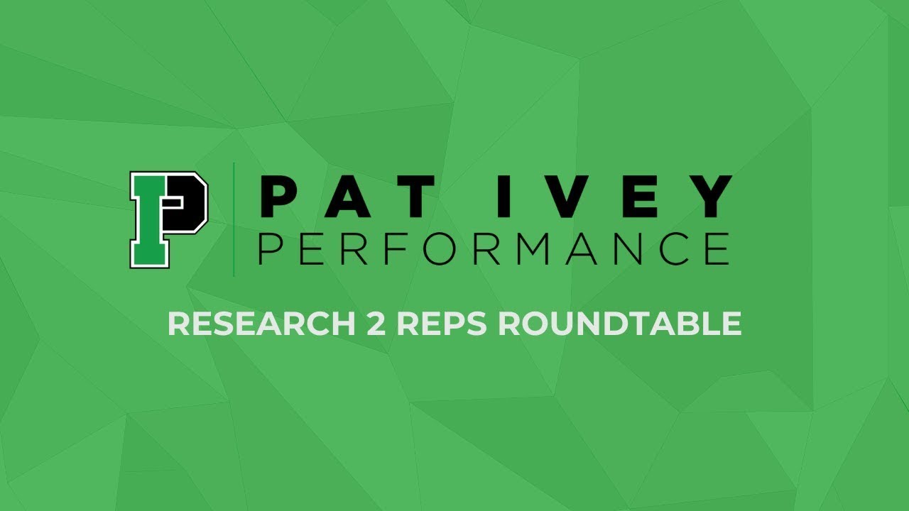 Research 2 Reps Roundtable - Dr. Paul Comfort