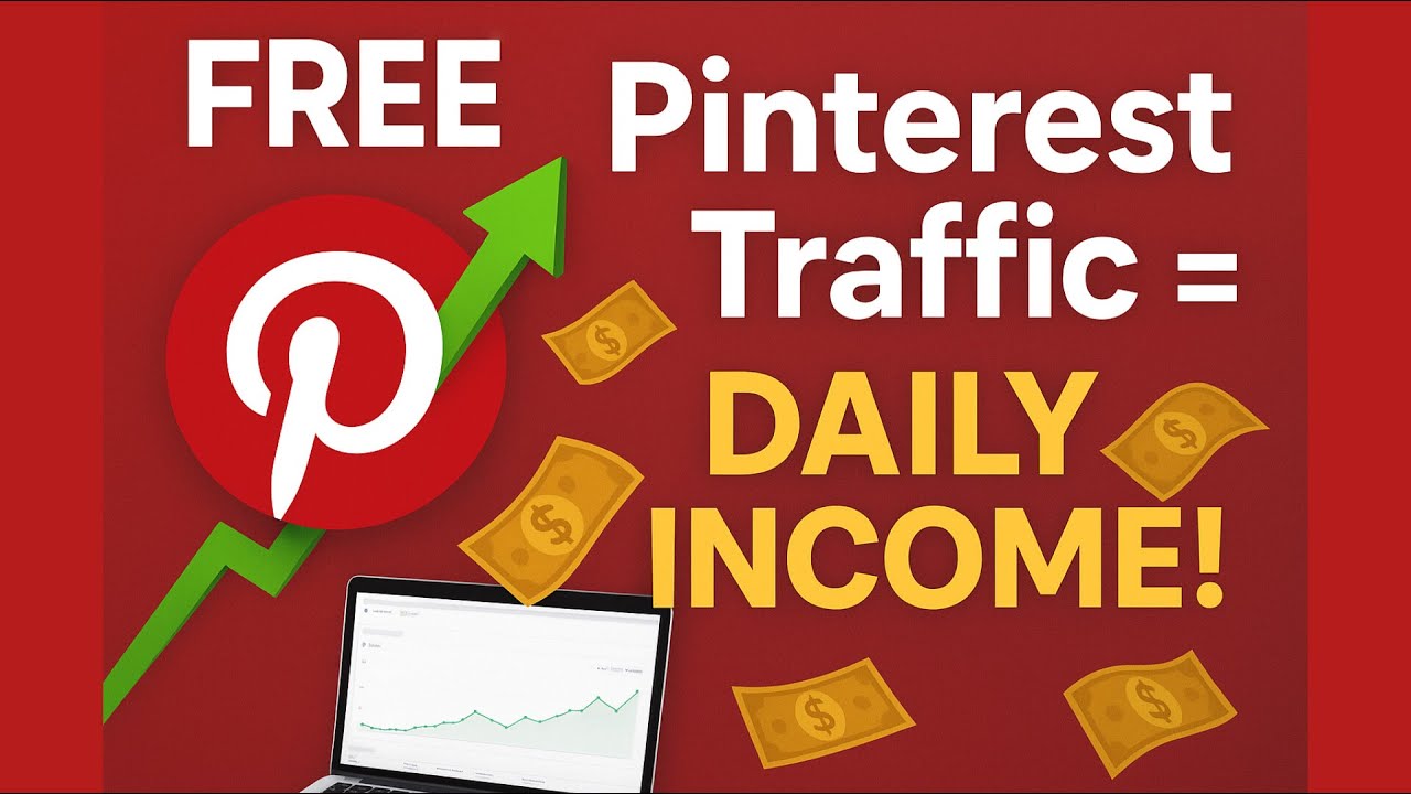 Pinterest CPA Marketing 2025 🔥 Free Traffic Method (No Ads Needed) | Make $100/Day Online