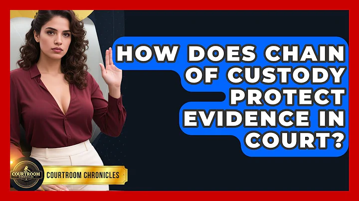 How Does Chain Of Custody Protect Evidence In Court? - Courtroom Chronicles