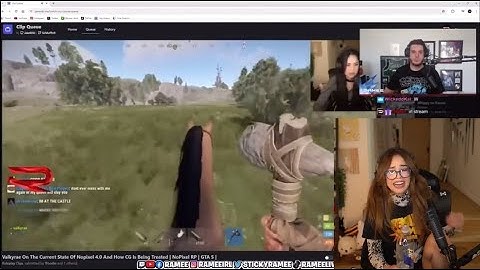 Valkyrae reacts to Ramee Agreeing with Her and More CG Clips