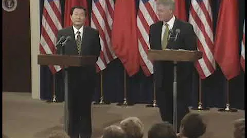 【原聲】談台灣 逼克林頓聲明一個中國政策【1999-04】 - 天天要聞