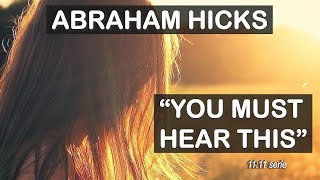 Abraham Hicks no ads - "You must know this, We want you to hear this in 2021! "