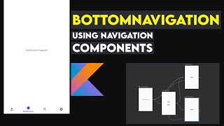 Bottomnavigationbar using navigation components in android bottom navigation bar android (Hindi)
