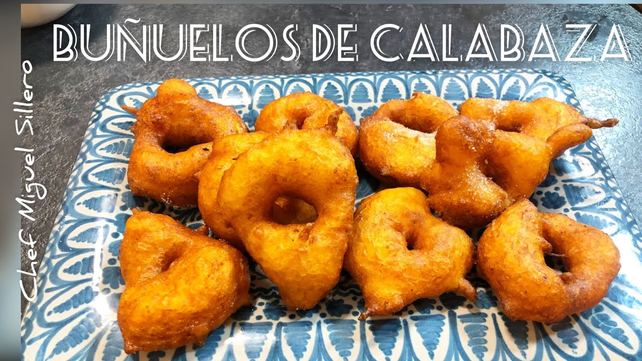 Buñuelos de calabaza. Cocina valenciana. Fallas.