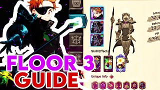 TOWER OF TRIALS FLOOR 3 SR UNIT STAGE GUIDE (2022)! - 7DS:Grand Cross