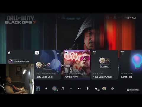 Tony Is Playing CALL OF DUTY