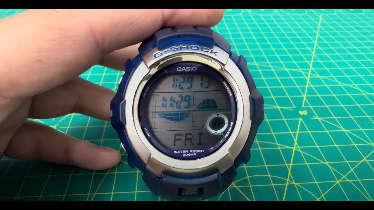 Setting Watch Casio G-Shock GL-160 (Setting Watch Casio G-Shock GL