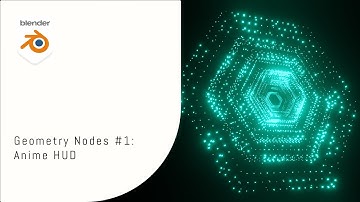Blender Tutorial | Geometry Nodes #1: Anime HUD