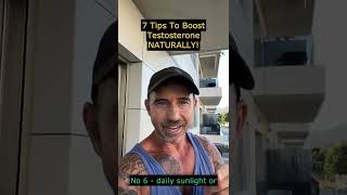 7 Tips To Boost Your Testosterone Levels, NATURALLY!