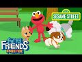 Sesame Street: Puppies in the Park (Wheels on the Bus Remix) | Elmo & Tango Furry Friends Forever